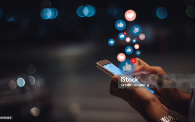 Young woman using smart phone,Social media concept.